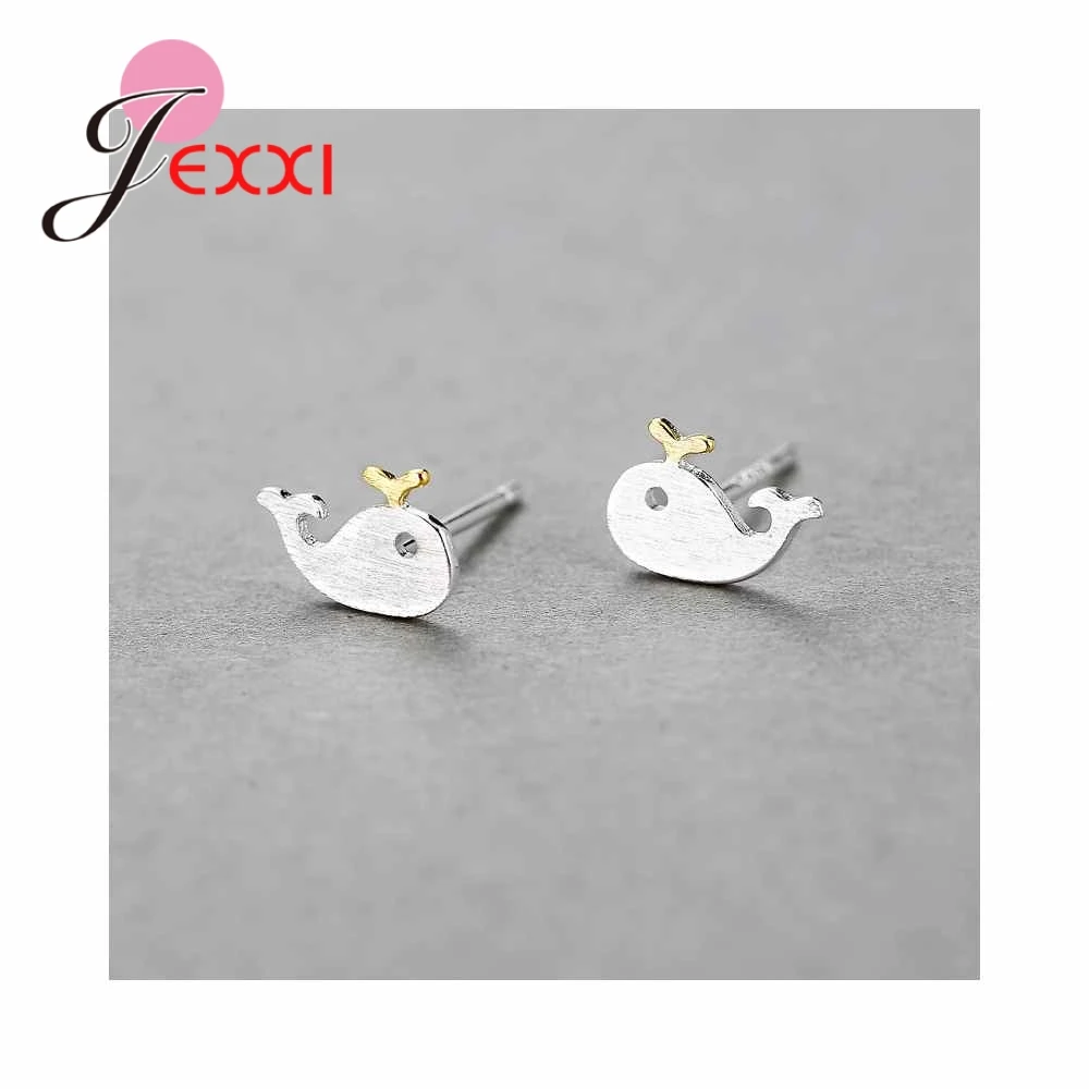 

New Fashion Cute Fish Small Stud Earrings for Kids Girls Children Beautiful Jewelry For Women Jewelry Christmas Gift