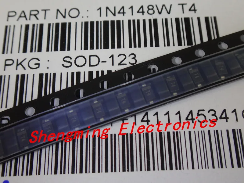 1000 шт. 1206 1N4148W T4 SOD 123 импульсный диод|switching diode|1206 diodediode 1000pcs |