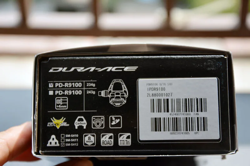 Педали для велосипеда Shimano DURA ACE черные педали из углеродного волокна с
