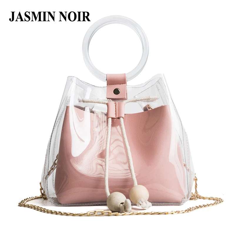 2018 Горячая Летняя Водонепроницаемая Женская пляжная сумка прозрачная через