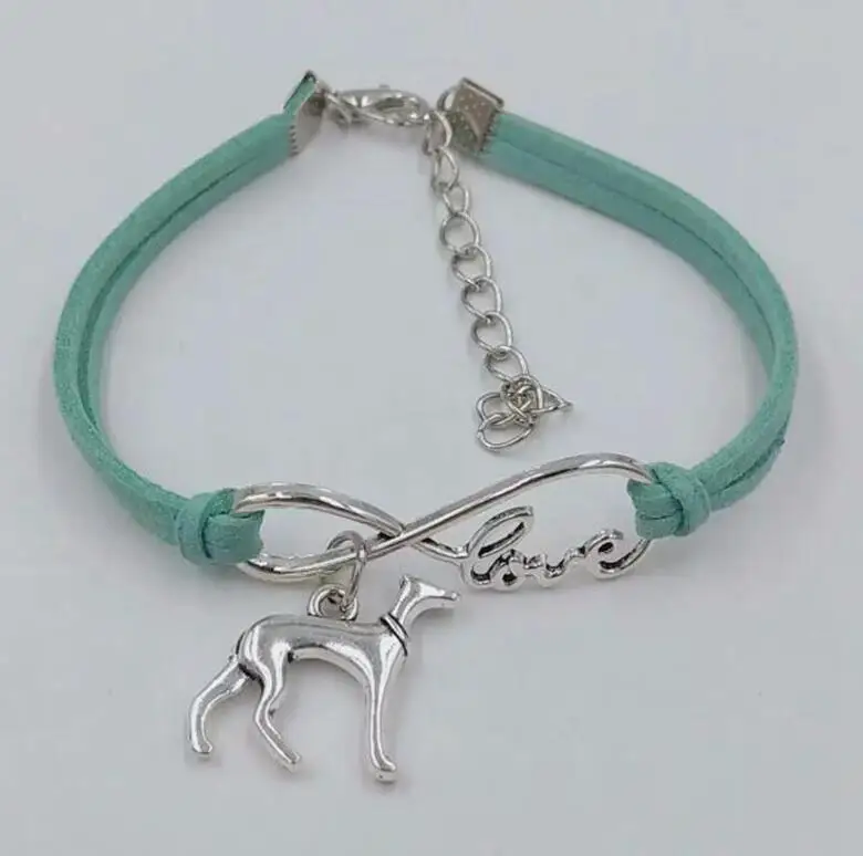 1 шт. Бесконечность любовь счастливый 8 браслет большой Greyhound Очаровательная