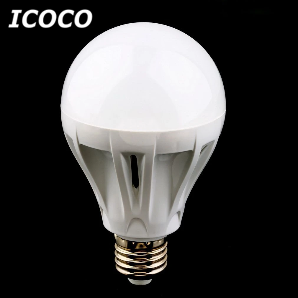 ICOCO E27 Холодный белый 2835 Светодиодная лампа Энергосберегающая сменная лампочка