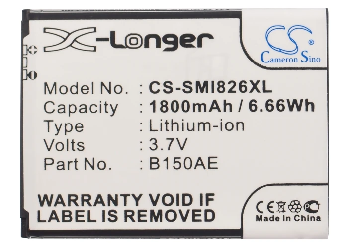 Аккумулятор Cameron Sino 1800 мАч B150AC B150AE для Samsung I8260 I8262 G350 G3502 G3502i G3502U G3508 G3508i G3508j G3509 |