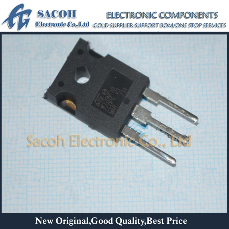 

Free Shipping 10Pcs STW120NF10 W120NF10 STW160N75F3 160N75F3 TO-247 110A 100V N-channel Power MOSFET
