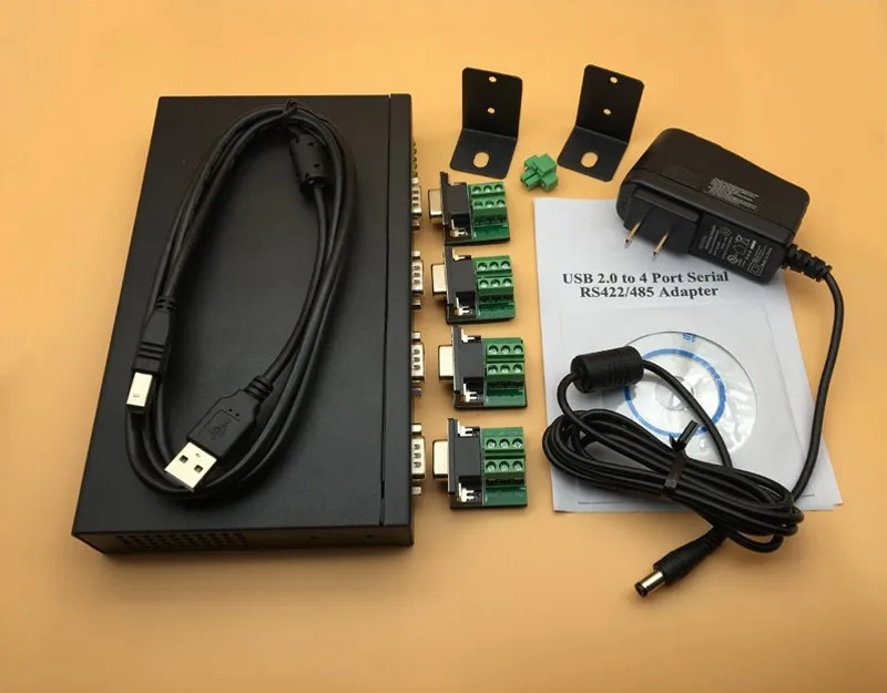 Переходник USB 2 0 на 4 порта RS422/485 конвертер FTDI чипсет Серийный порт