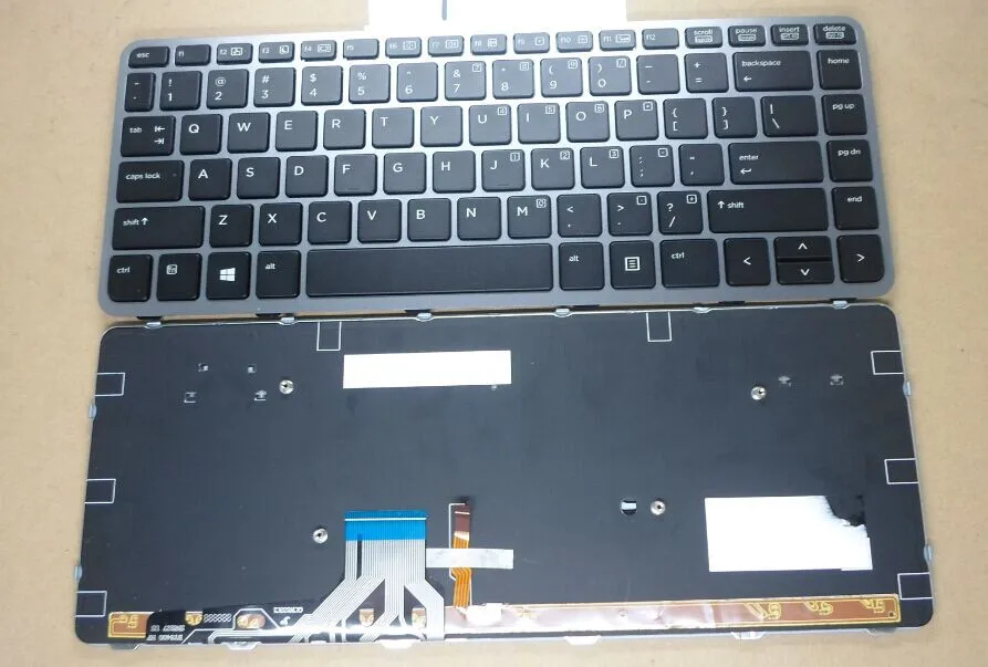 Новая Оригинальная клавиатура xly для ноутбука Elitebook folio 1000 1040 G1 английская с