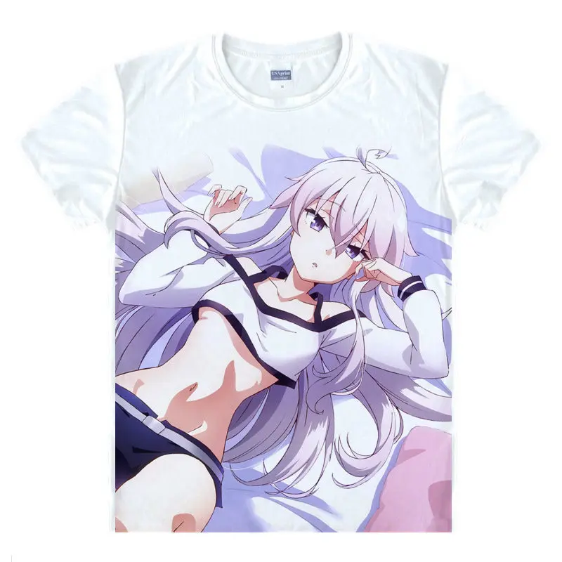 Coolprint Японский Манга Гримуар нуля футболки Аниме рубашка наемника и Одежда