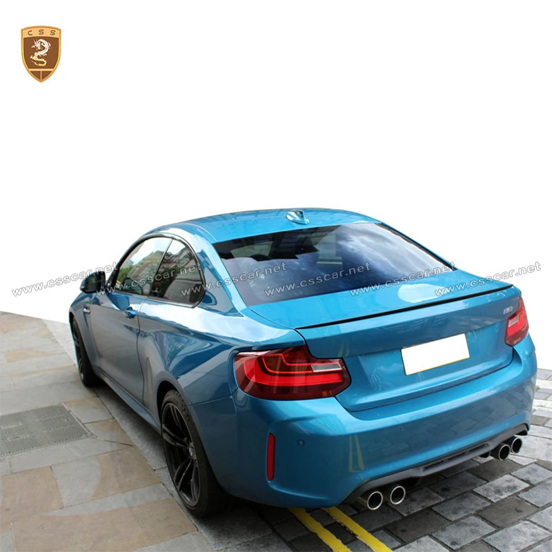 M2 стиль для BMW 2 серии спойлер из углеродного волокна задний губ F22 220i 228i M235i Coupe