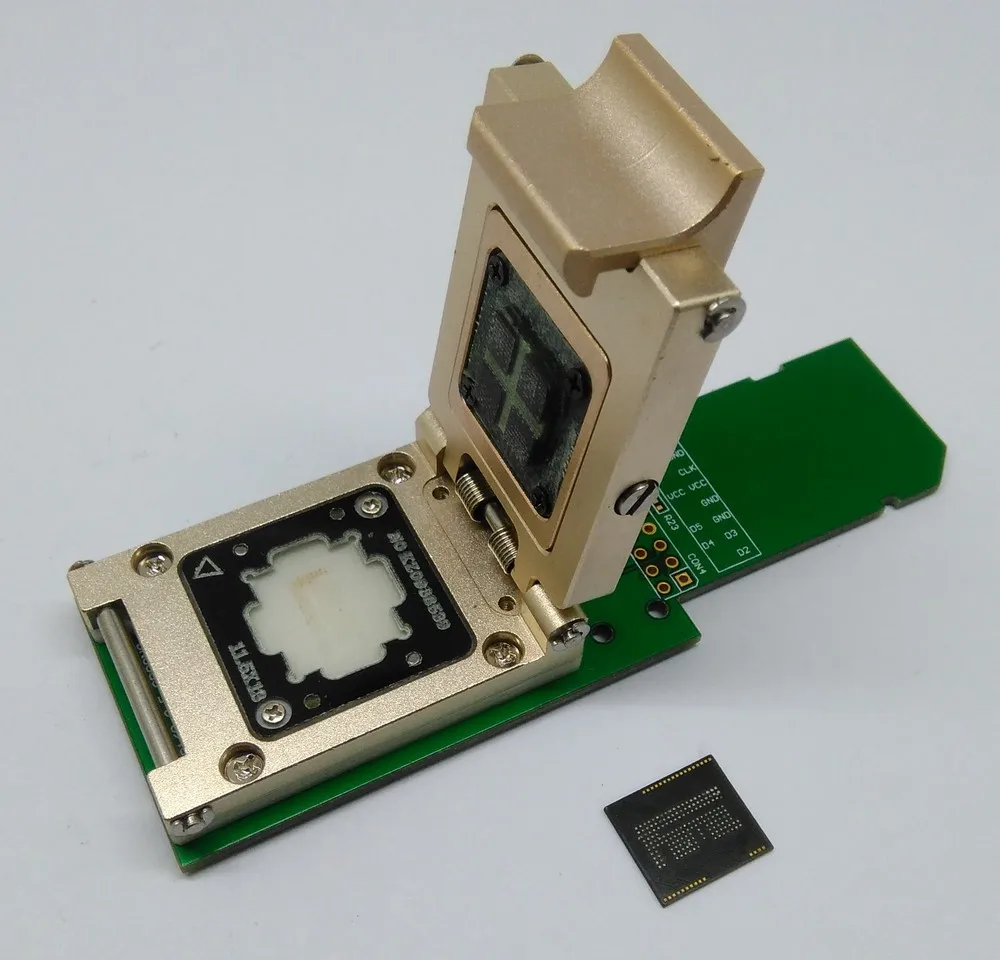 Адаптер eMCP _ 12x13.5 SD для считывания и восстановления данных разъем BGA162 BGA186 тестовая