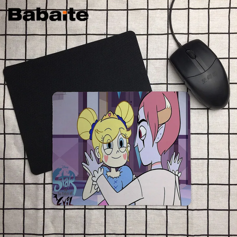 Babaite Star vs Forces Evil прочный резиновый коврик для мыши Размер 25x29 см игровые коврики |