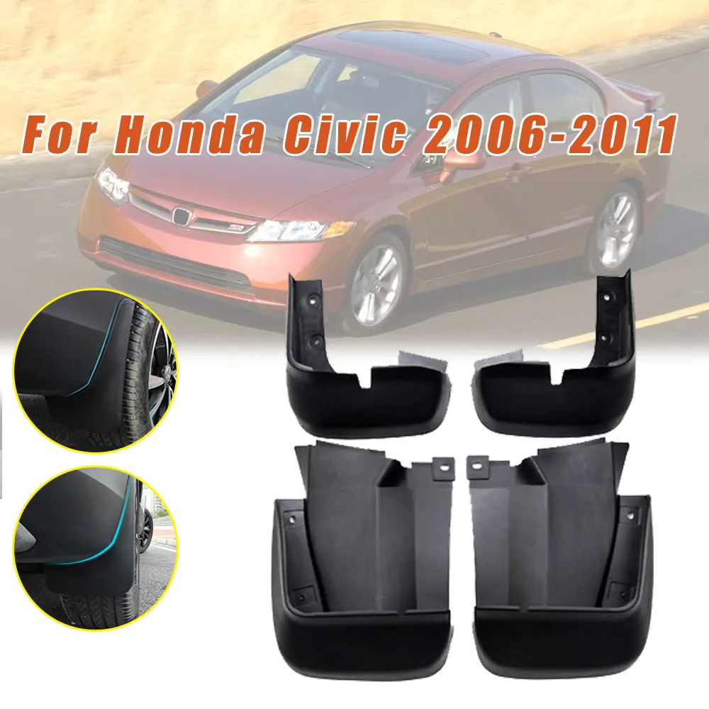 4 шт. брызговики для Honda/Civic 2006 2007 2008 2009 2010 2011 | Автомобили и мотоциклы