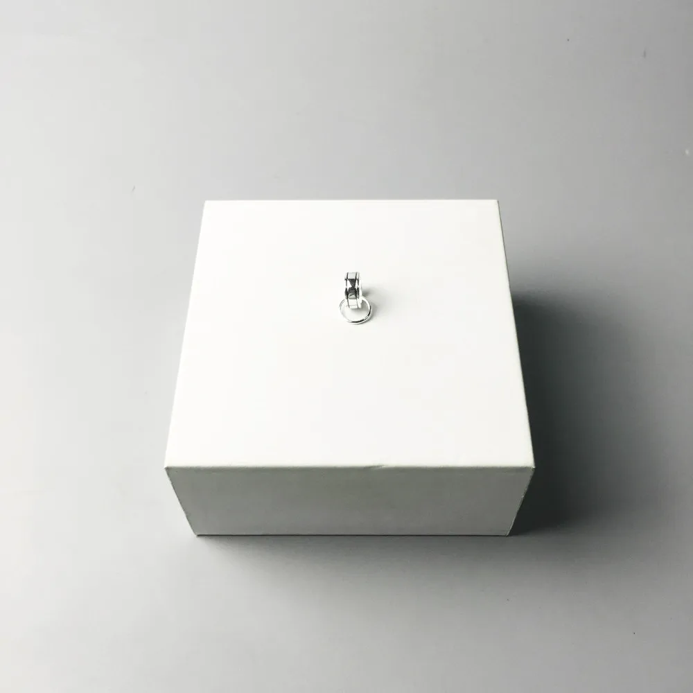 Двухрядные разъемы из стерлингового серебра 925 пробы бриллианты очарование