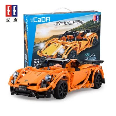 421Pcs H& HXY CADA DHL C61016 C61006 C71002 C51027 Танк спортивный автомобиль инженерный Робот Модель Строительный блок кирпичи игрушки - Цвет: 421Pcs