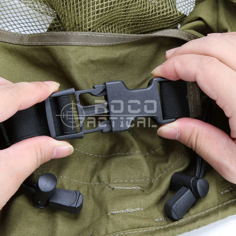 ROCOTACTICAL военный Снайпер Ghillie Viper Hood Combat Ghillie Suit Foundation Custom Ghillie Hood Jacket камуфляж, лесная местность