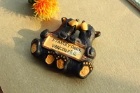 stanley park vancouver canada tourist travel souvenir black bears 3d resin fridge magnet craft