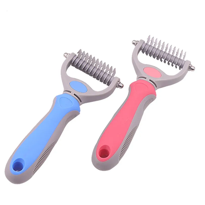 Грабли гребни для ухода за волосами удаления волос Кот щетка Уход лошадьми
