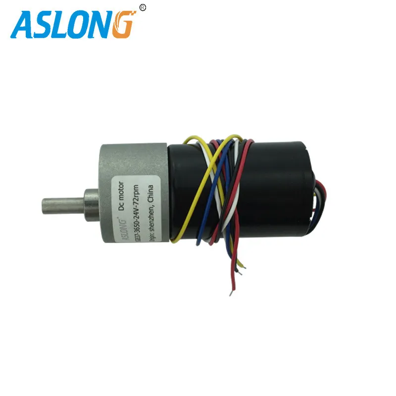 ASLONG 12-30 v JGB37-3650 мотор-редуктор 8-1040 rpm Мотор Dc 12 V бесщеточный двигатель D вал для общего использования