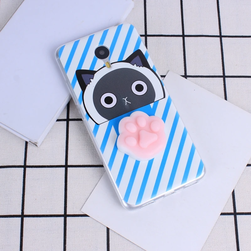 TPU чехол для Meizu M5S M3 Note M5 3D милый мягкий силиконовый телефона Fundas | Мобильные