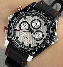 Mudder мужчины кварцевый регулируемый вольфрамовая сталь лента календарь