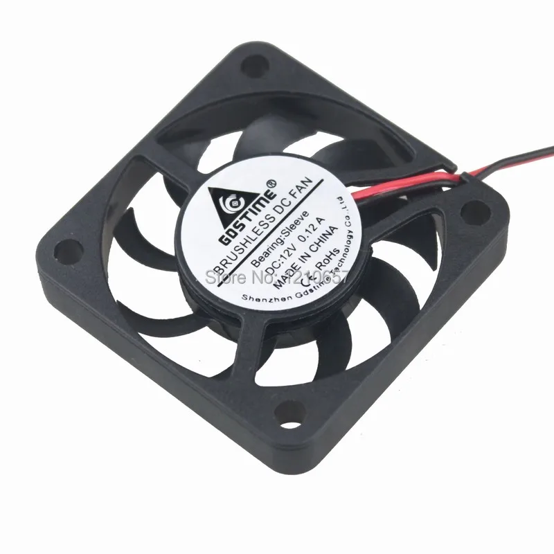 1 шт. Gdstime 4 см 40 мм x 7 4007 DC 12 В 2 контакта радиатор охлаждающий вентилятор|cooler fan|radiator