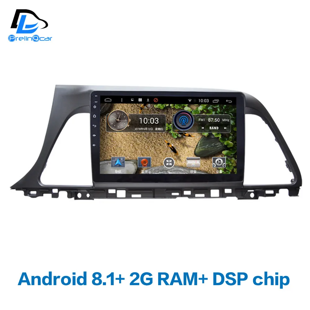 4G LTE Android 8 1 Автомобильный gps мультимедийный видео радио плеер в тире для hyundai Sonata
