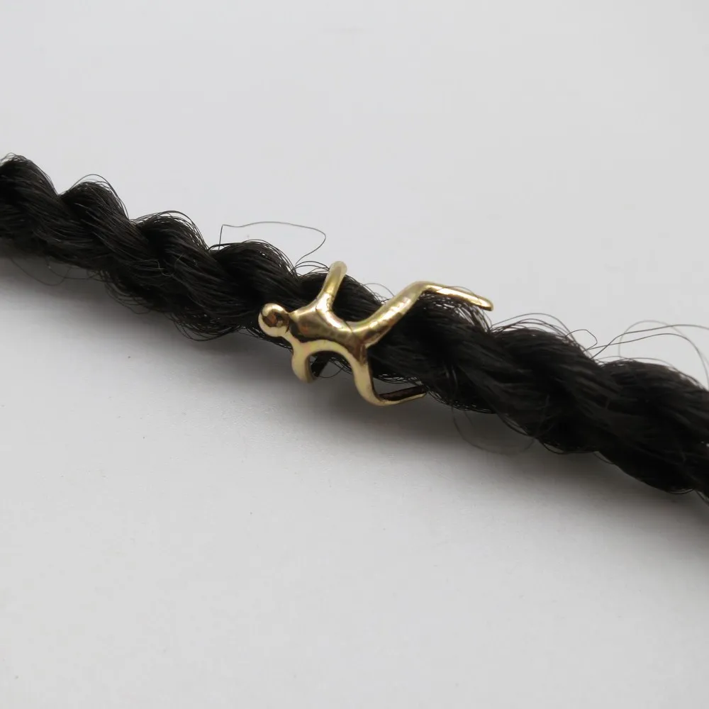 5 звёзд золотистые/Серебристые мужские/лягушки регулируемые волосы оплетка