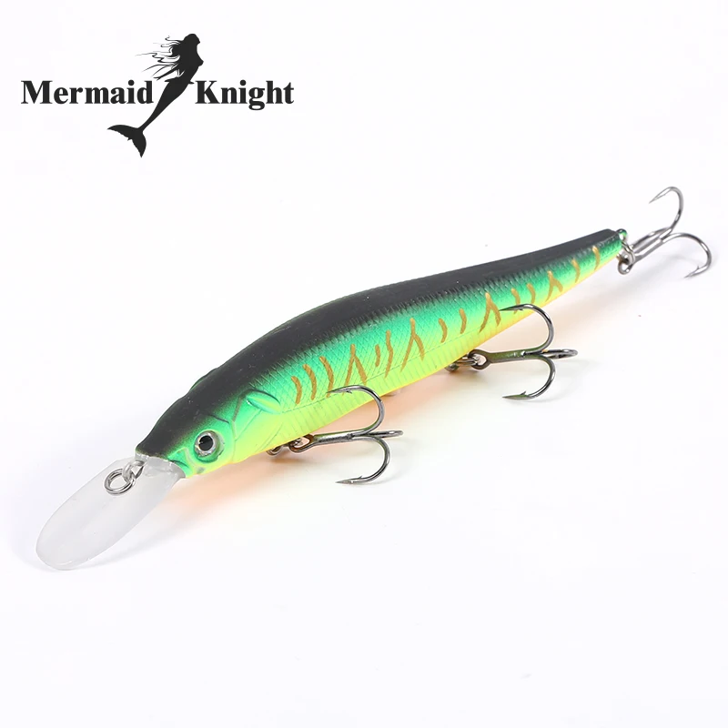 MermaidKnight Рыболовная Приманка Minnow 110 мм 14 г вольфрамовый шар Crankbait приостанавливает
