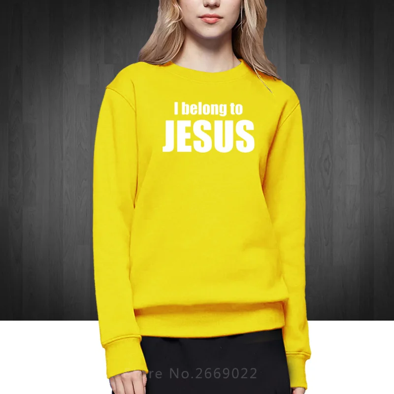 Новые модные толстовки для женщин хлопковый пуловер с принтом я принадлежу к