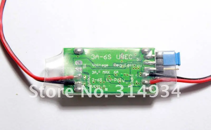 5 шт./лот Hobbywing в 6 переключаемый HOBBYWING RC UBEC 3 А Макс низкий уровень шума RF BEC | Игрушки