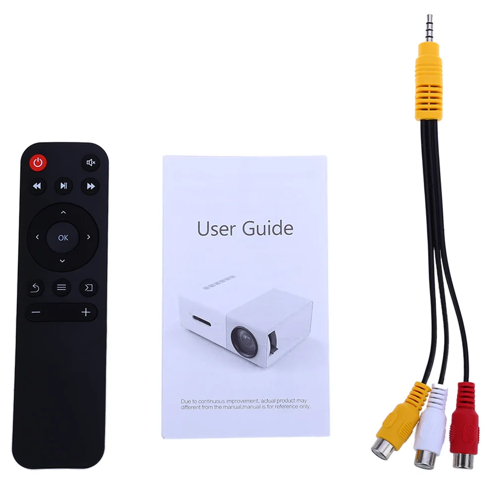 YG300 YG - 300 Mini LCD Projector Full HD Video Projector LED 600LM 320 x 240 1080P Mini Proyector for Home Theater Media Player
YG300 YG - 300 Mini LCD Projector Full HD Video Projector LED 600LM 320 x 240 1080P Mini Proyector for Home Theater Media Player