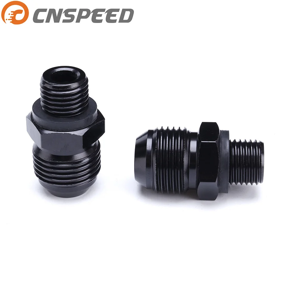 CNSPEED алюминиевый AN6 & AN8 1/4NPS трансмиссионный масляный охладитель адаптер для GM Turbo