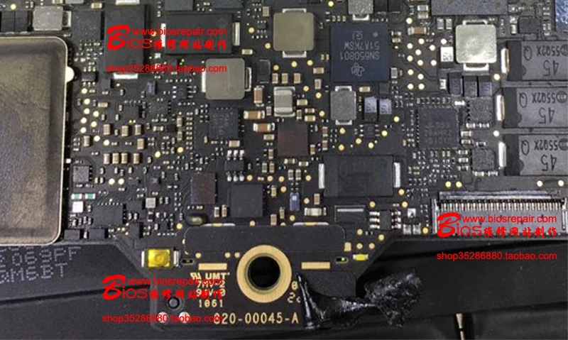Для APPLE A1534 820-00045-A-10-11 биос IC, блокировка прошивки EFI, блокировка ID