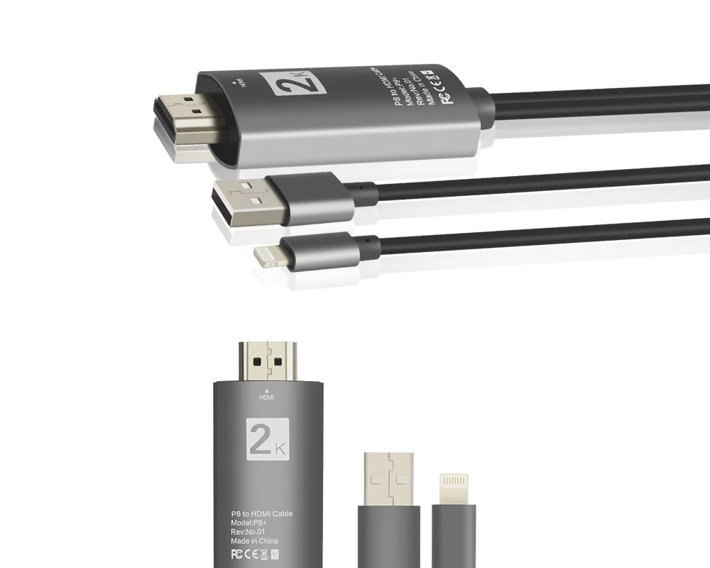 Lingthing к HDMI цифровой AV видеоадаптер док станция HD TV HDTV Кабельный адаптер для iPad Air