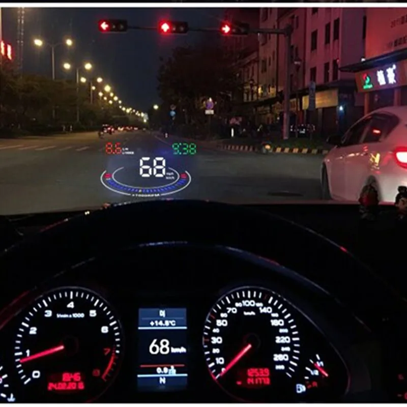 WiiYii E300 hud Дисплей автомобильный HUD OBD2 напряжение сигнализация температура воды