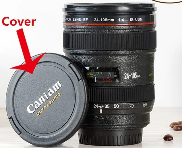 Креативная креативная чашка для объектива Canon 400 мл рук кофейная камеры второго
