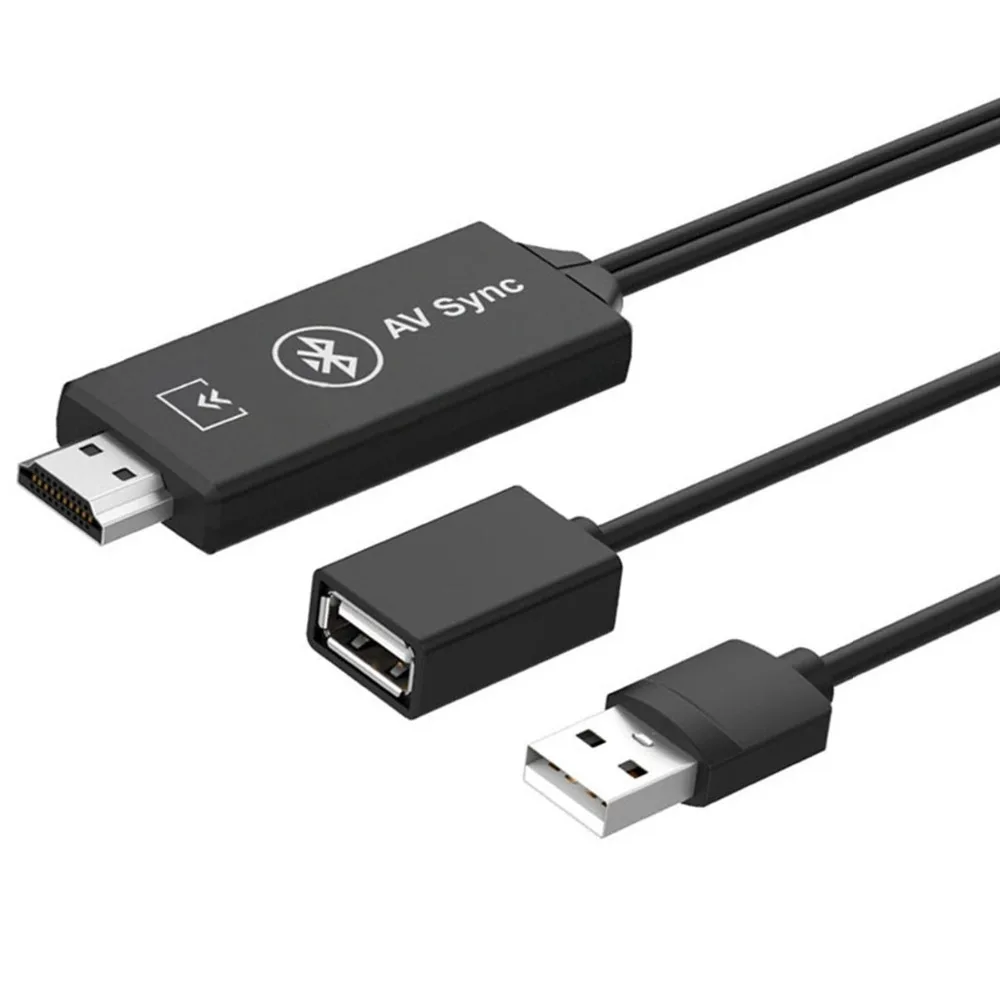SOONHUA Портативный USB HDMI кабель Bluetooth AV адаптер для iOS Android телефон к ТВ HDTV Huawei Samsung Xiaomi
