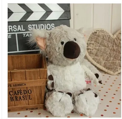 

stuffed animal 35cm grey koala bear plush toy doll gift w2855