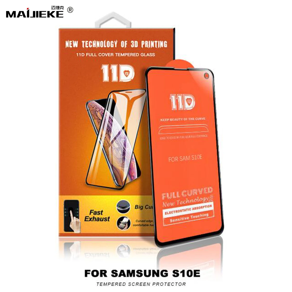 11D HD 9H полное покрытие закаленное стекло для samsung Galaxy S10E S10 E полный клей защитная пленка для экрана защитное стекло