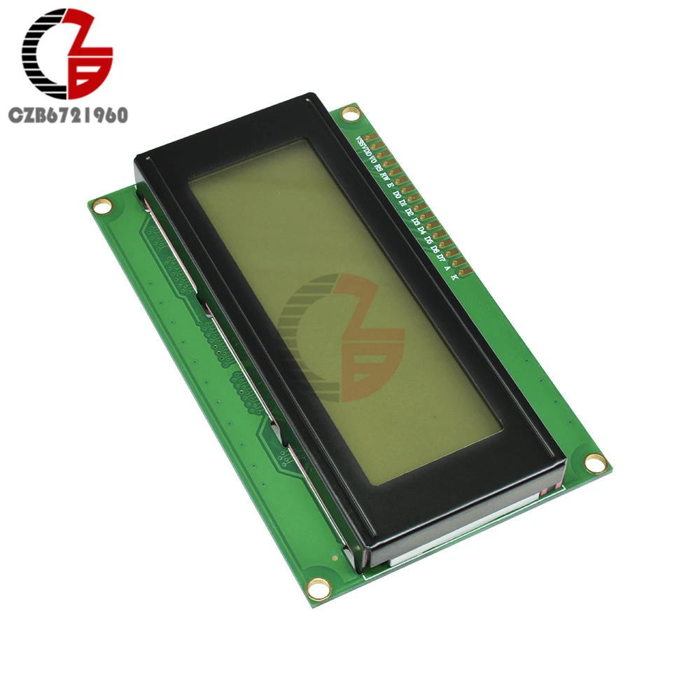 3,3 V 5V 2004 204 20x4 символьный ЖК-дисплей модуль 2004 lcd IIC монитор модуль желтый синий черный свет для Arduino принтера 3 D
