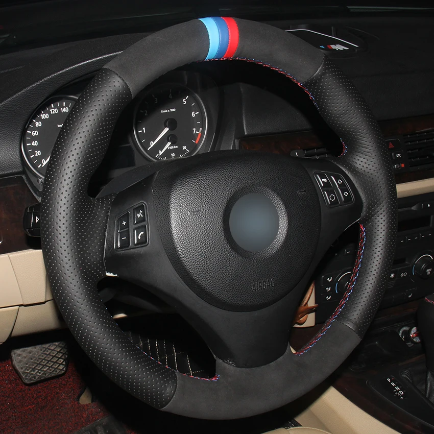 Черная искусственная кожа черная замша для BMW E90 320i 325i 330i 335i E87 120i 130i 120d | Автомобили