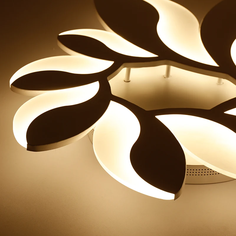Новый Дизайн современный светодиодный Потолочные светильники Цветок Форма