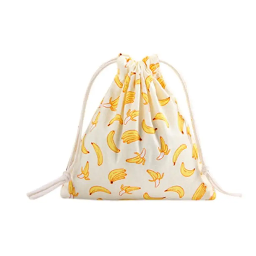 G size M Женские мужские рюкзаки Drawstring унисекс мультфильм Печать белье Drawstring дорожные сумки рюкзак карманный размер маленькая сумка mochila A8 - Цвет: G size M