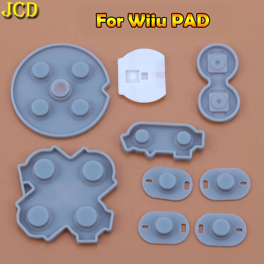 JCD 1 комплект для Nintendo Wii / WII U PAD PRO консоли SNES SFC NES PC проводящая резиновая
