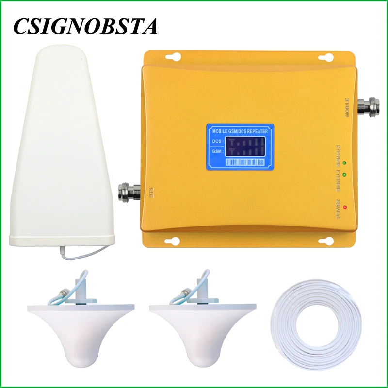 Для 2 комнат с высоким коэффициентом усиления 65 дБ двухдиапазонный GSM 900 МГц DCS 1800