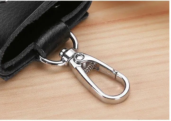 Fashion Key Chains Genuine Cow Leather Men Women Car Bag Wallet Multi Function Case Housekeeper Holders | Украшения и аксессуары