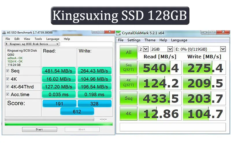 Kingsuxing SSD 128 GB 256 GB 512 GB 1 ТБ Внутренний твердотельный диск SATAIII SATA3 2,5 дюймовый ноутбук Настольный ПК HDD