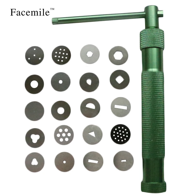 Экструдер для сахарной пасты глиняного пистолета Скульптурное украшение торта 20