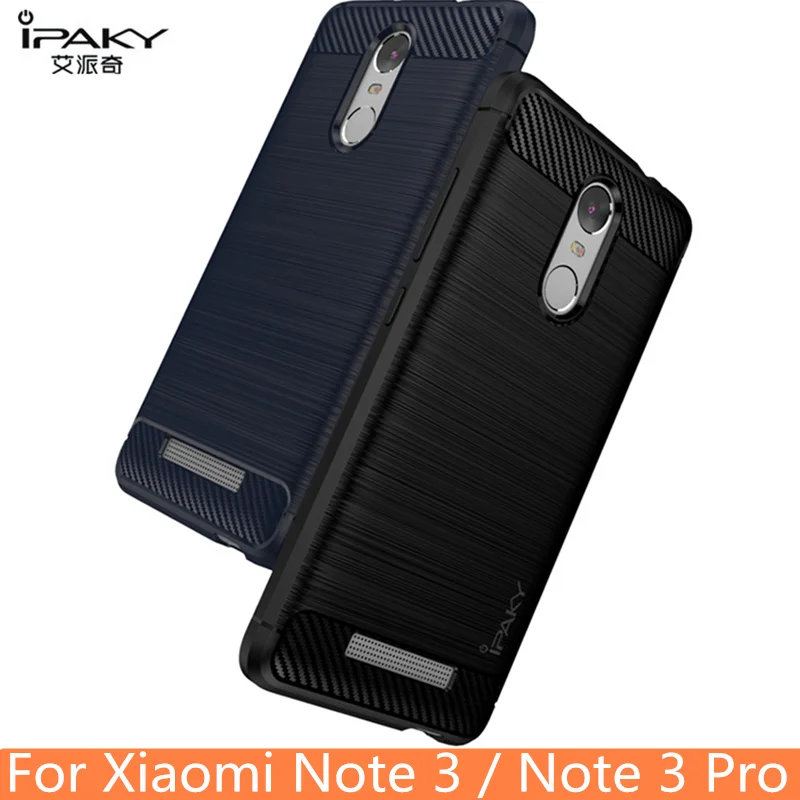 Для Xiaomi Redmi Note 3 чехол IPAKY силиконовый гибридный защитный чехол из углеродного волокна для Xiaomi Redmi Note 3 Pro Чехол