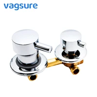 2 3 4 5 Ways Water Outlet Screw Thread Center Distance 10cm 12 5cm Mixing Valve Brass Bathroom Shower Mixer Faucet Tap Cabin