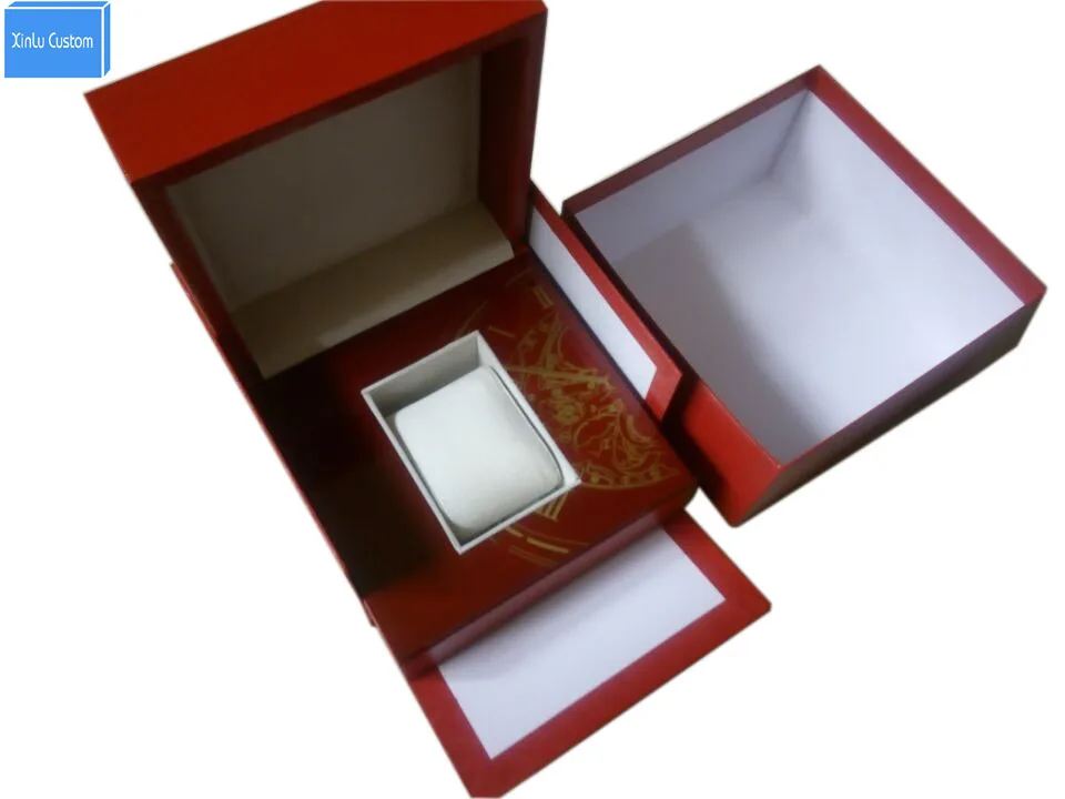 

China Packaging Boxes Special for Custom&Print Logo High Grade Red Leather Wood Fashion Printting Watches Boxes&Cases Display